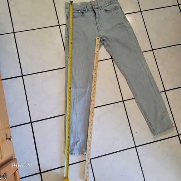 H&M  Men' Slim Fit Light Wash Denim Jeans 29/32 - Picture 4 of 8